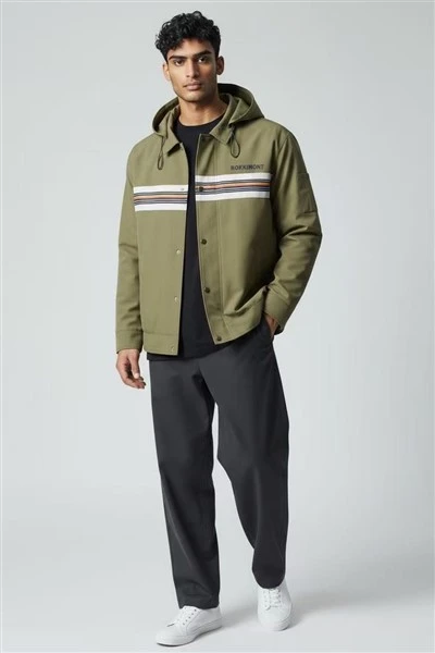 Men's Stripe Tape Workwear Jacket high quality